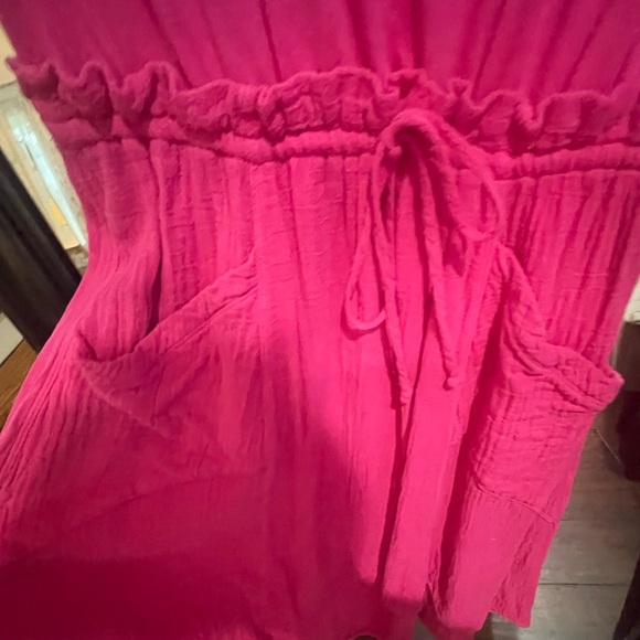 Hot pink Anthropology dress size M - Picture 4 of 5